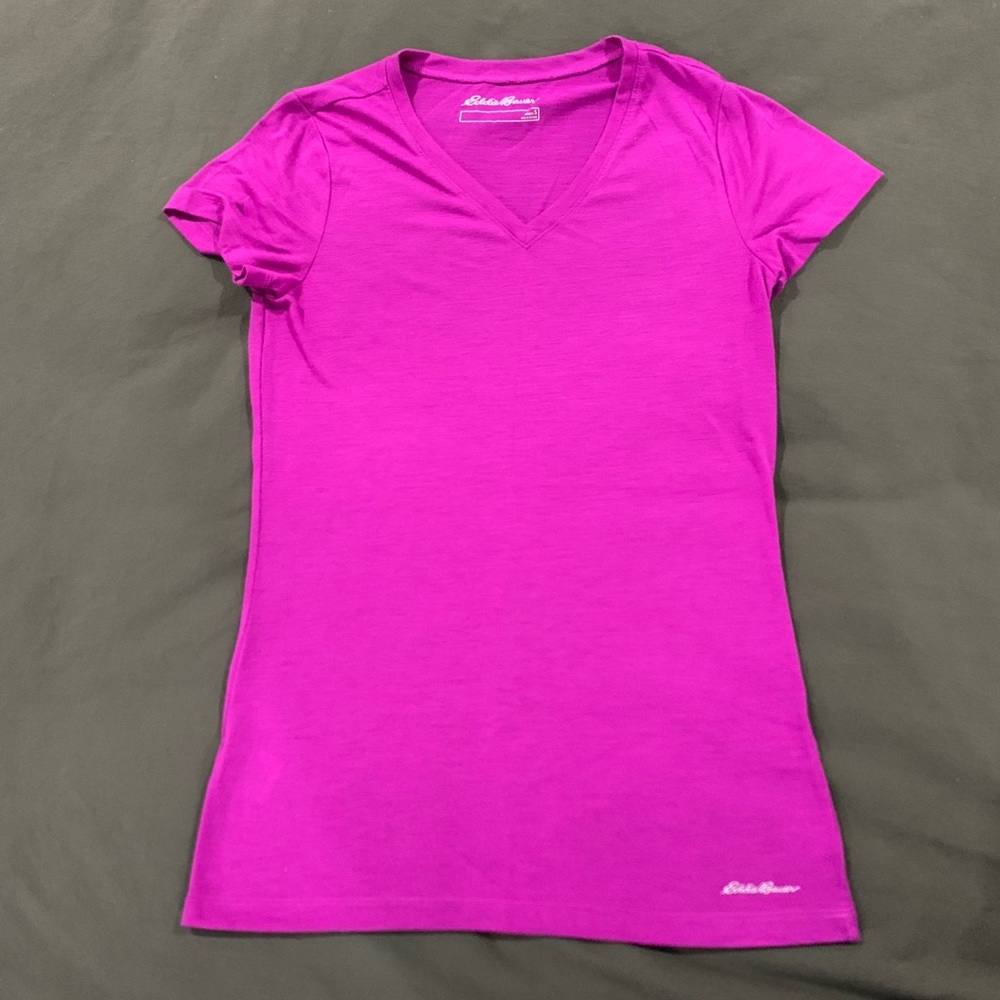 Eddie Bauer Purple FreeDry Athletic Top